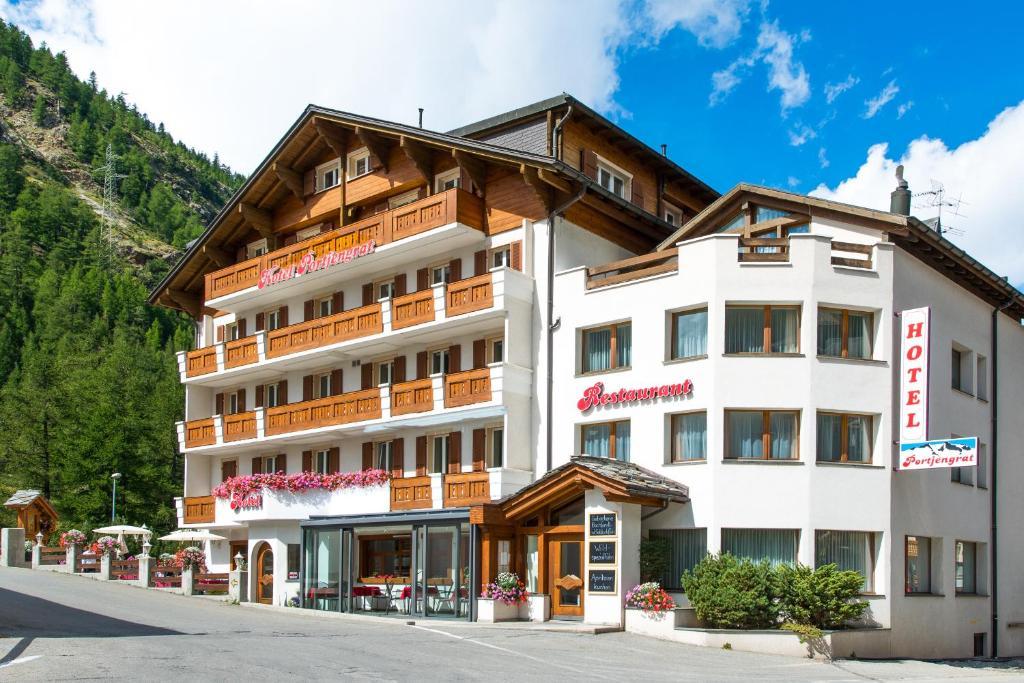 Hotel Portjengrat Saas-Almagell Exterior foto